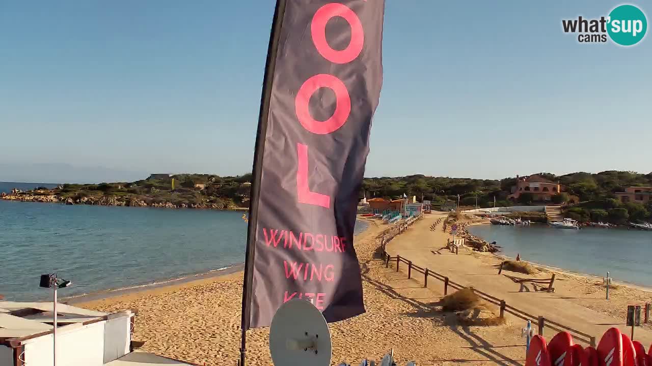 Live kamera Isola dei Gabbiani – Wind bar – Porto Pollo – Palau – Sardinien – Italien