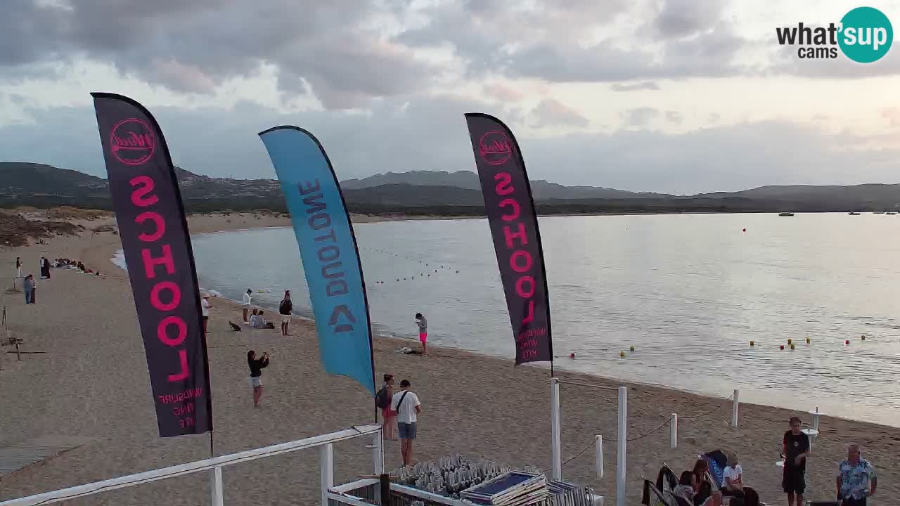 Camera en vivo Isola dei Gabbiani – Wind bar – Porto Pollo – Palau – Cerdeña – Italia