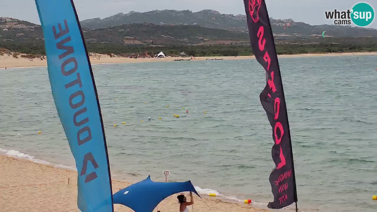 Isuledda webcam Porto Pollo Isola dei Gabbiani – Kitesurf Side – Palau – Sardinien – Italien
