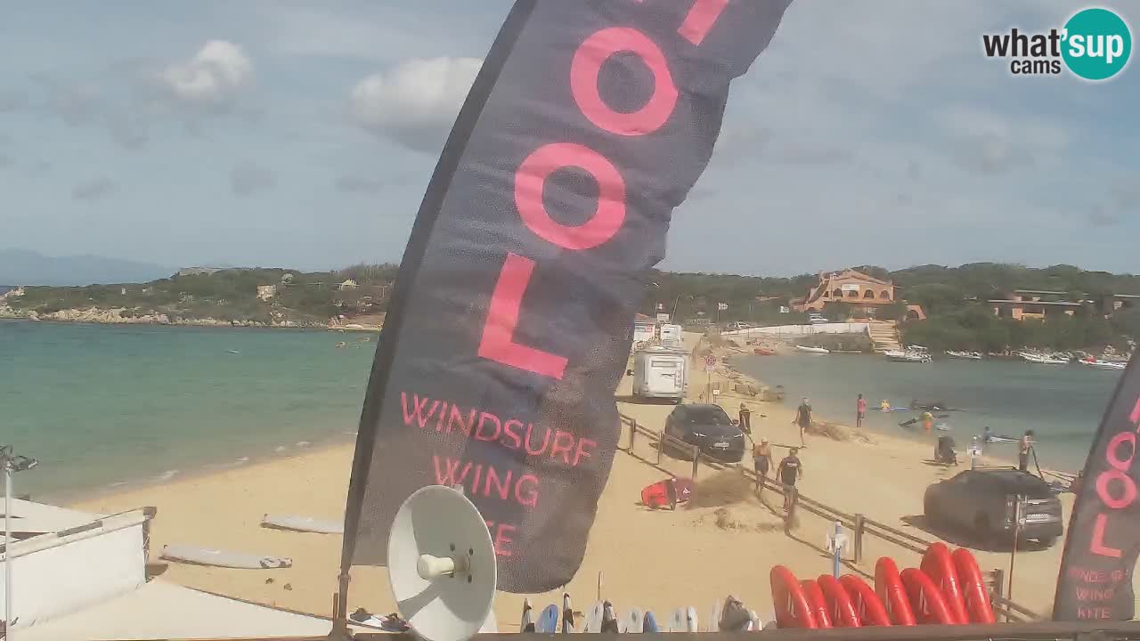Isuledda webcam Porto Pollo Isola dei Gabbiani – Kitesurf Side – Palau – Sardinien – Italien