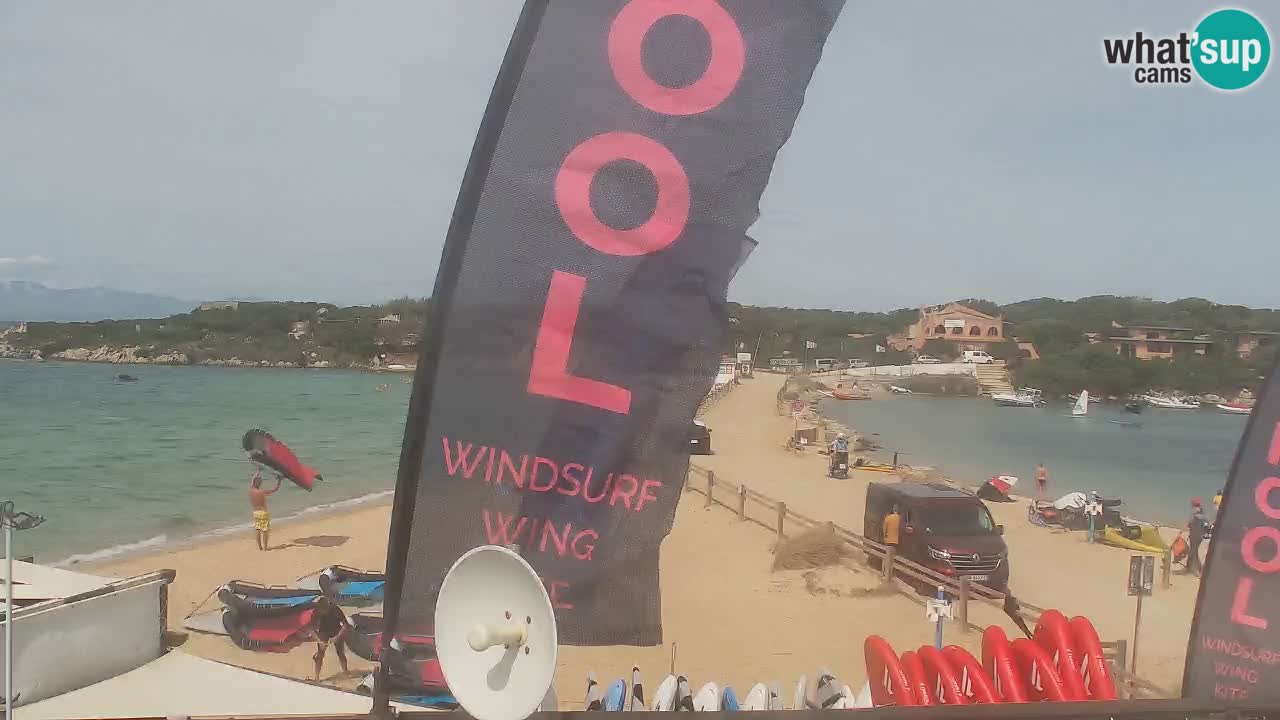 Isuledda webcam Porto Pollo Isola dei Gabbiani – Kitesurf Side – Palau – Sardaigne – Italie