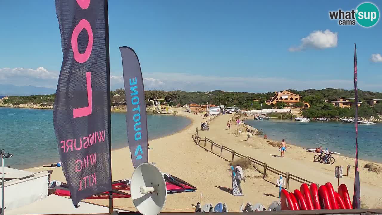 Isuledda webcam Porto Pollo Isola dei Gabbiani – Kitesurf Side – Palau – Sardinien – Italien