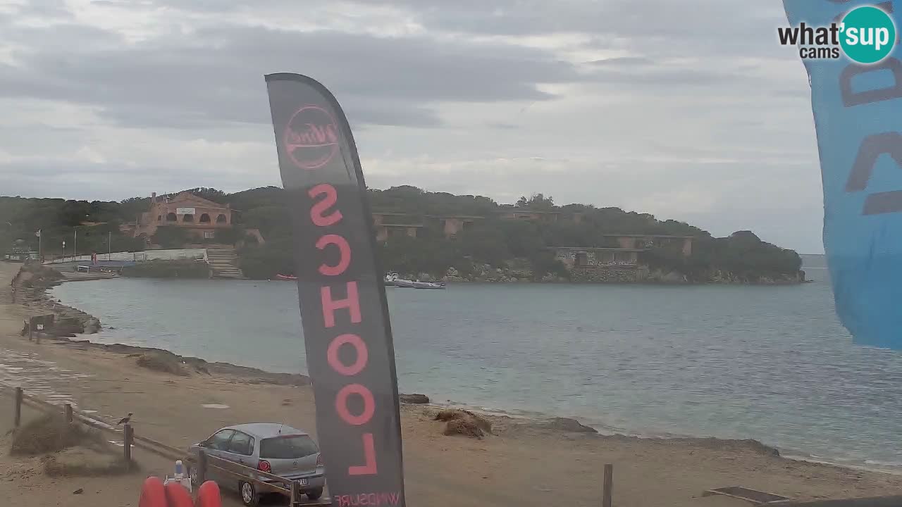 Isuledda webcam Porto Pollo Isola dei Gabbiani – Kitesurf Side – Palau – Sardaigne – Italie