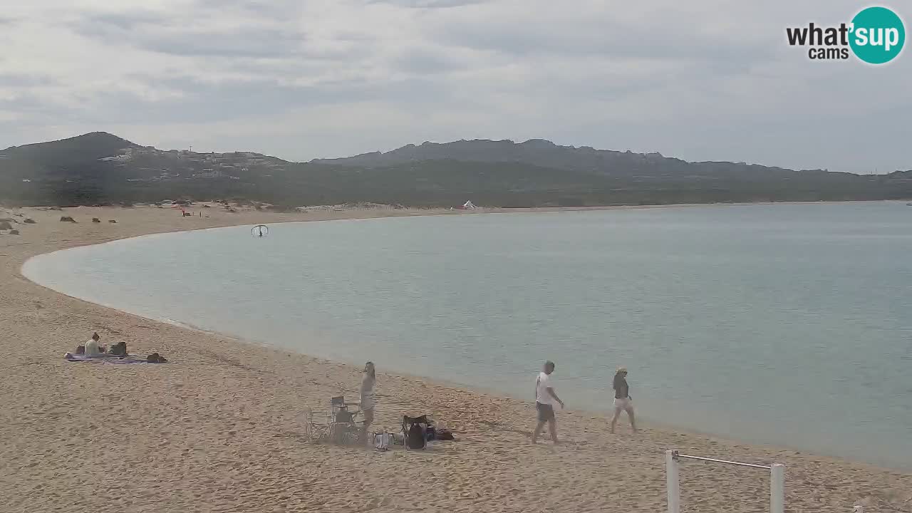 Isuledda web kamera Porto Pollo Isola dei Gabbiani – Kitesurf Side – Palau – Sardinija – Italija