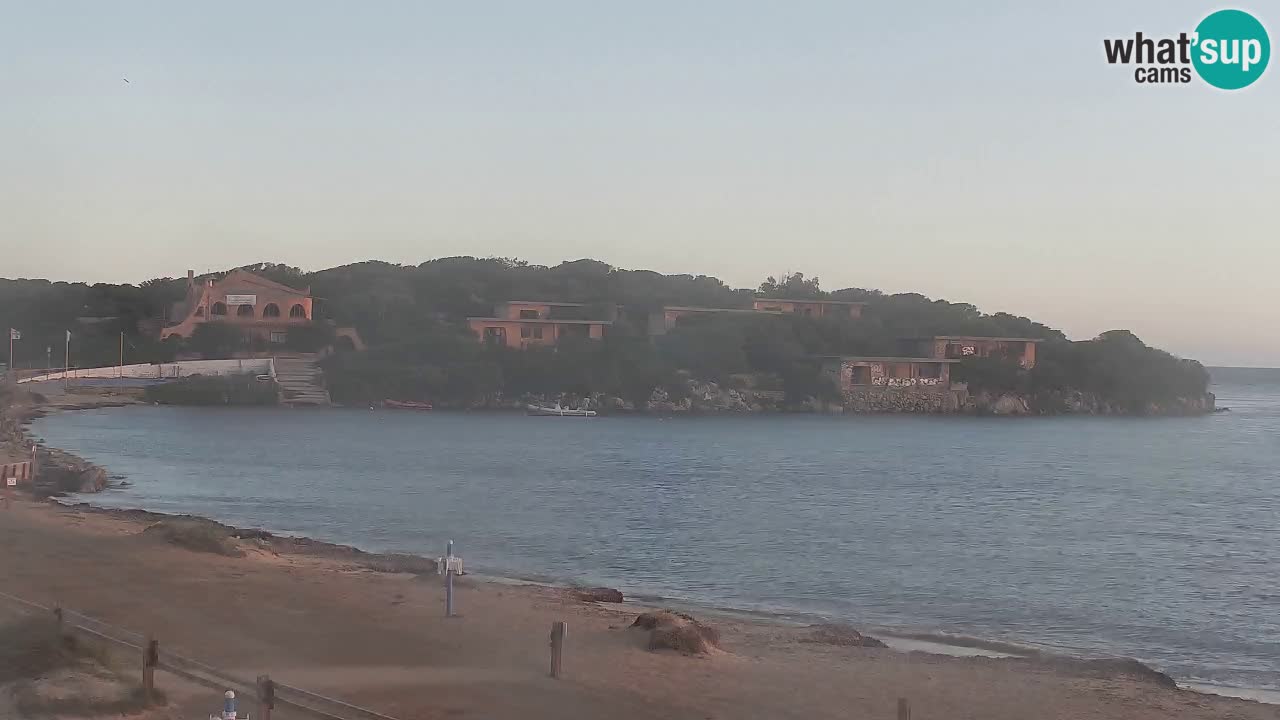 Isuledda web kamera Porto Pollo Isola dei Gabbiani – Kitesurf Side – Palau – Sardinija – Italija