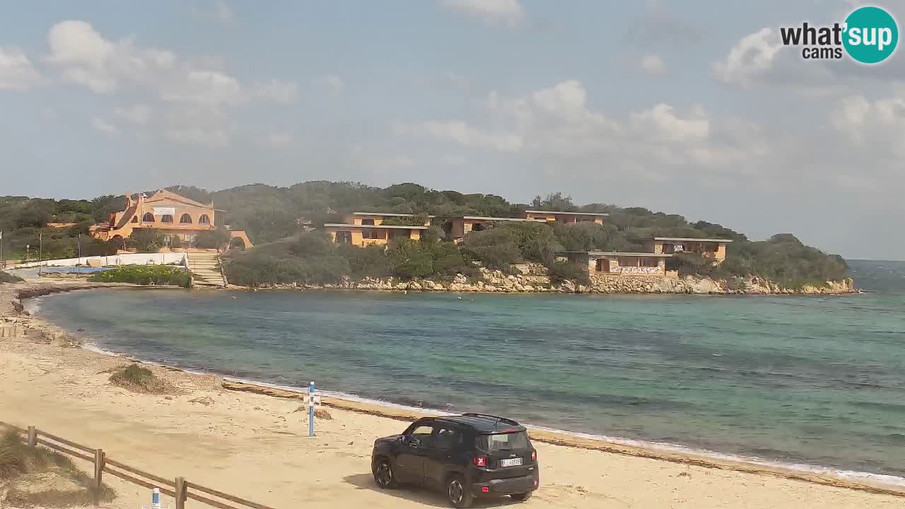 Isuledda web kamera Porto Pollo Isola dei Gabbiani – Kitesurf Side – Palau – Sardinija – Italija