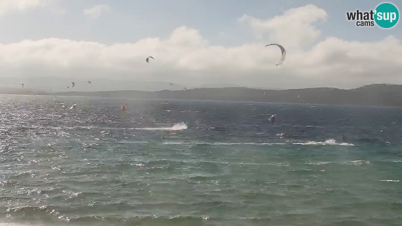 Isuledda v živo Porto Pollo – Isola dei Gabbiani – Kitesurf side – Palau – Sardinija – Italija