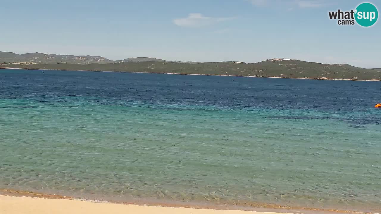 Isuledda web kamera Porto Pollo Isola dei Gabbiani – Kitesurf Side – Palau – Sardinija – Italija