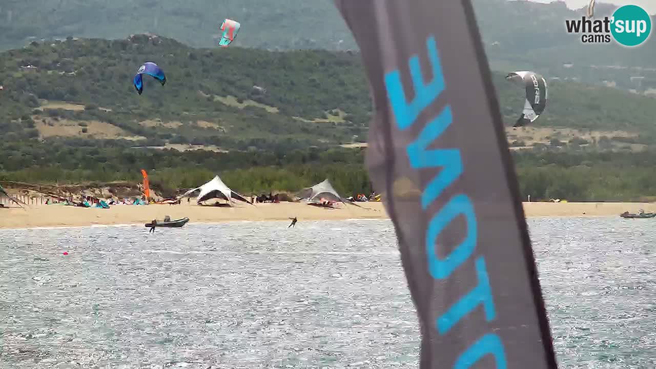 Isuledda webcam Porto Pollo Isola dei Gabbiani – Kitesurf Side – Palau – Sardaigne – Italie