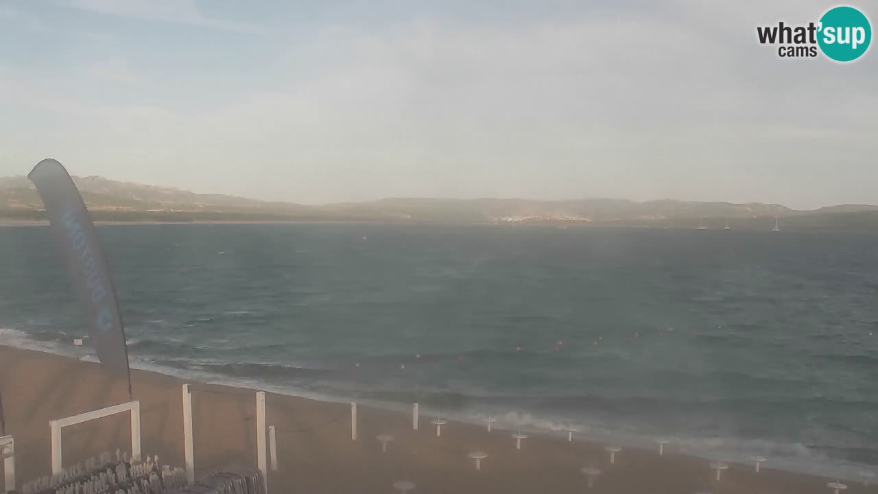 Isuledda web kamera Porto Pollo Isola dei Gabbiani – Kitesurf Side – Palau – Sardinija – Italija