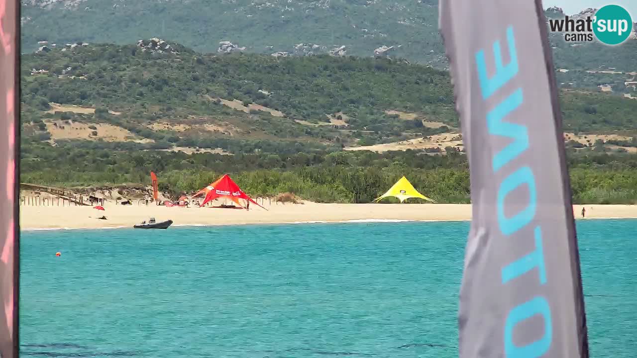 Isuledda webcam Porto Pollo Isola dei Gabbiani – Kitesurf Side – Palau – Sardaigne – Italie