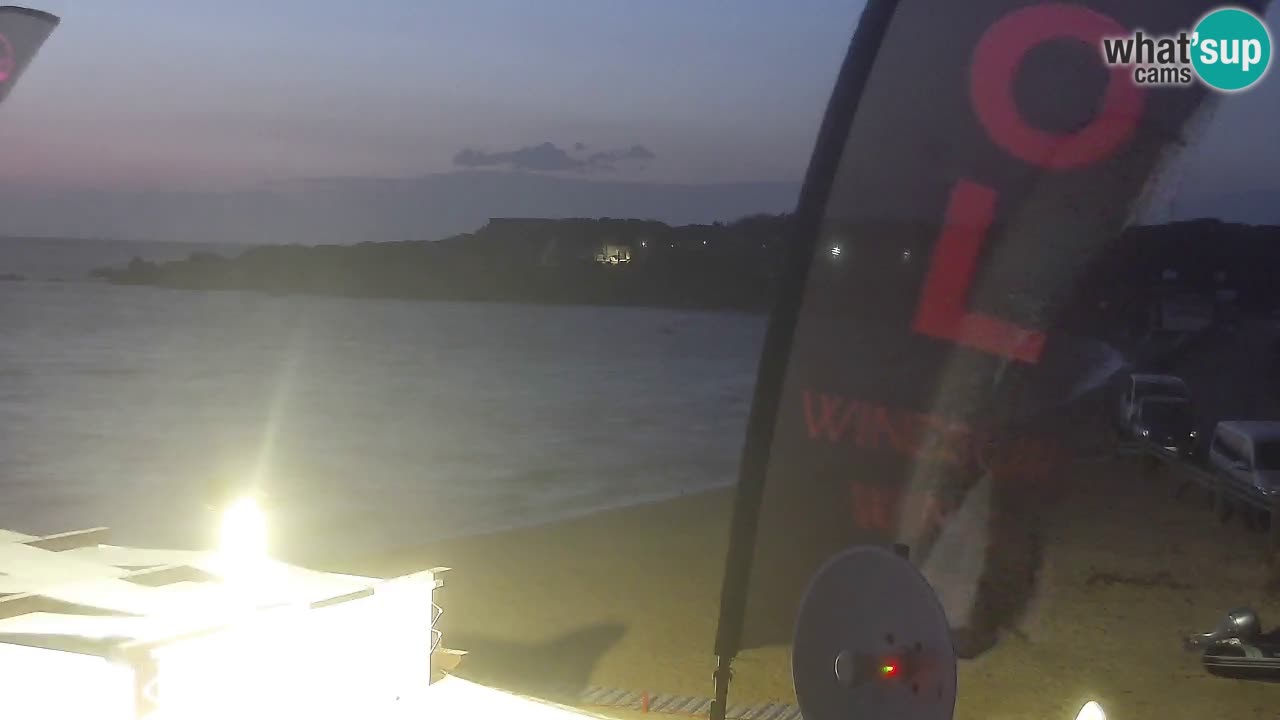 Isuledda web kamera Porto Pollo Isola dei Gabbiani – Kitesurf Side – Palau – Sardinija – Italija