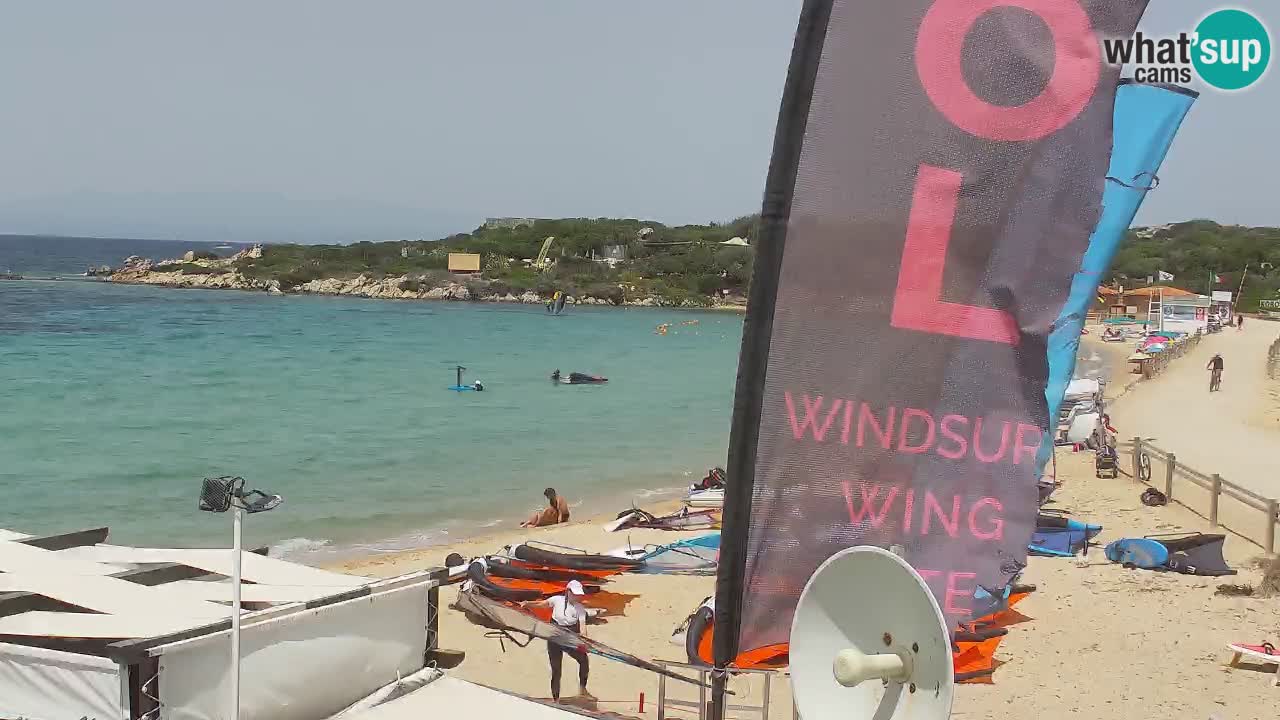 Isuledda webcam Porto Pollo Isola dei Gabbiani – Kitesurf Side – Palau – Sardinien – Italien