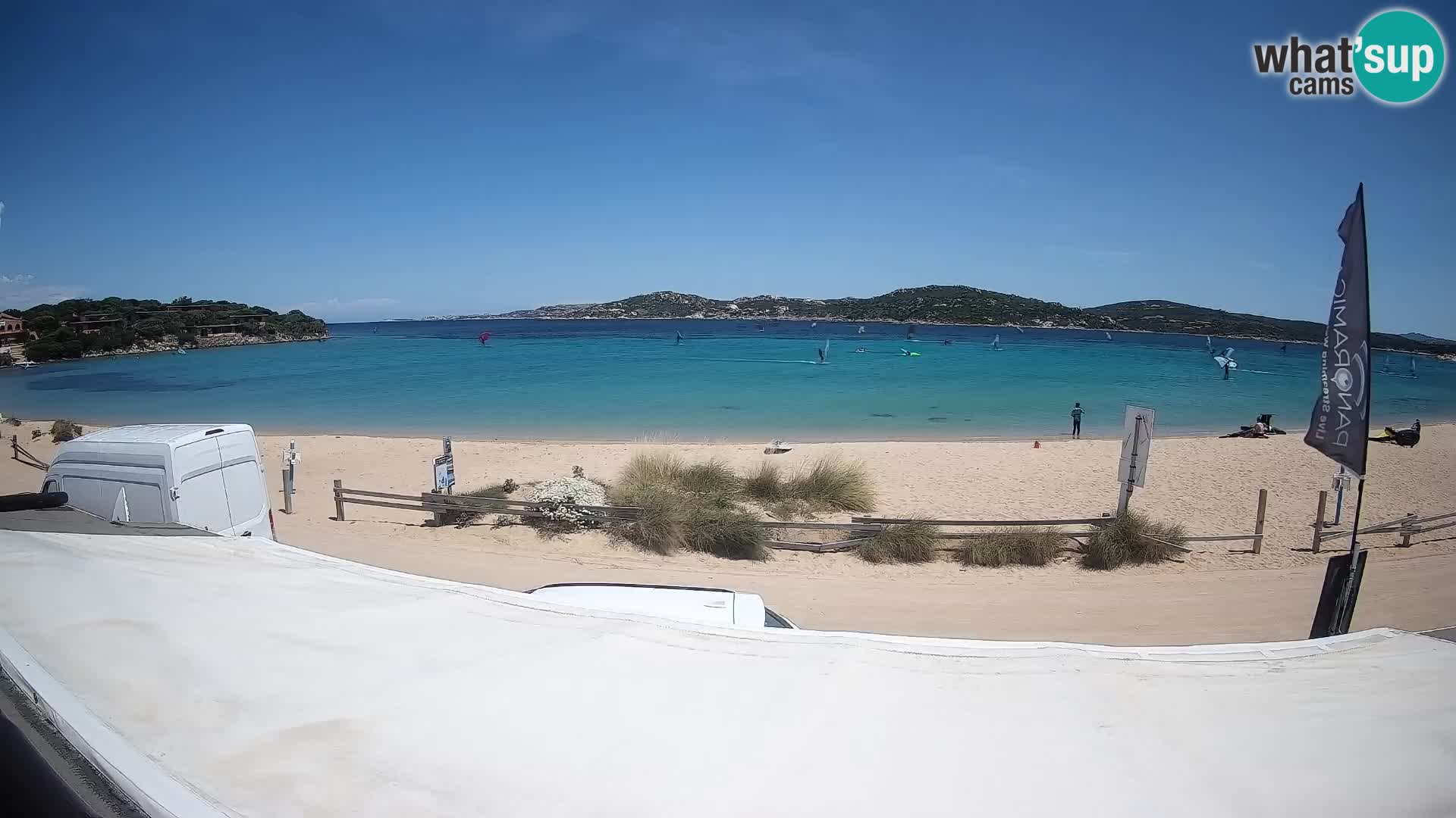 Porto Pollo Windsurfen und Kitesurfen Live-Webcam – Sardinien – Italien