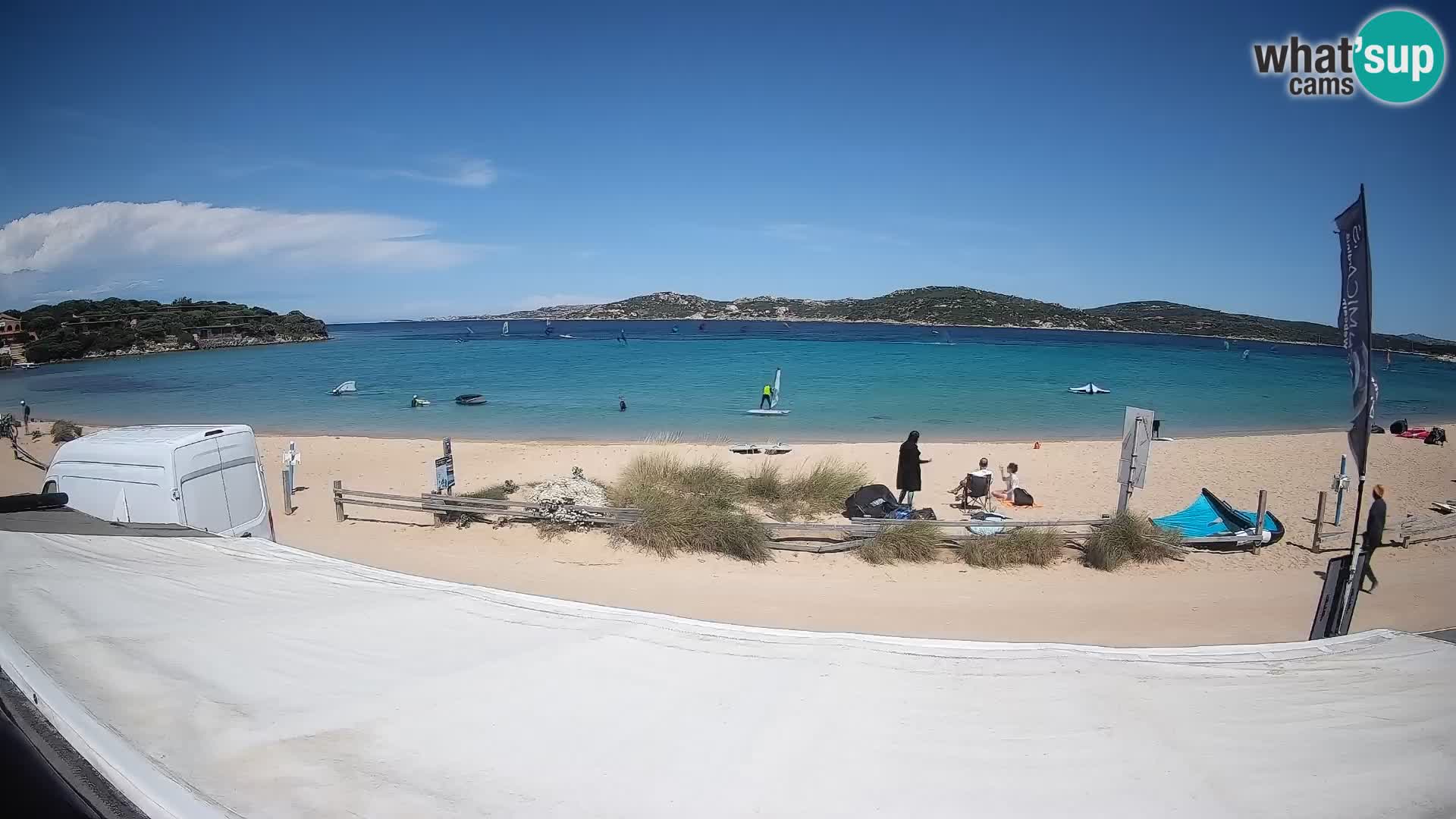 Porto Pollo Windsurfing i Kite surfanje web kamera uživo – Sardinija – Italija
