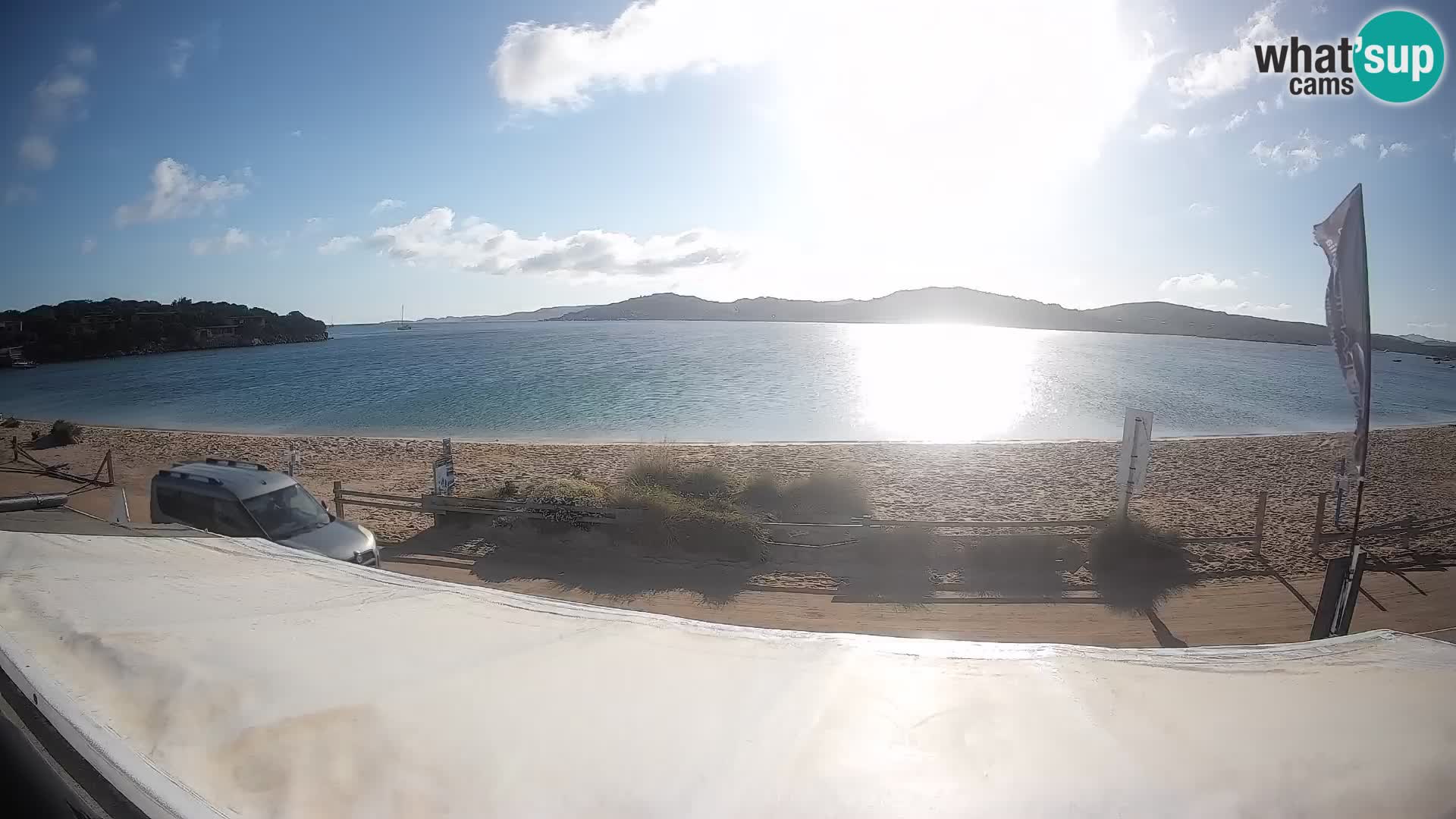 Porto Pollo Windsurfing and Kite surfing live webcam – Sardinia – Italy