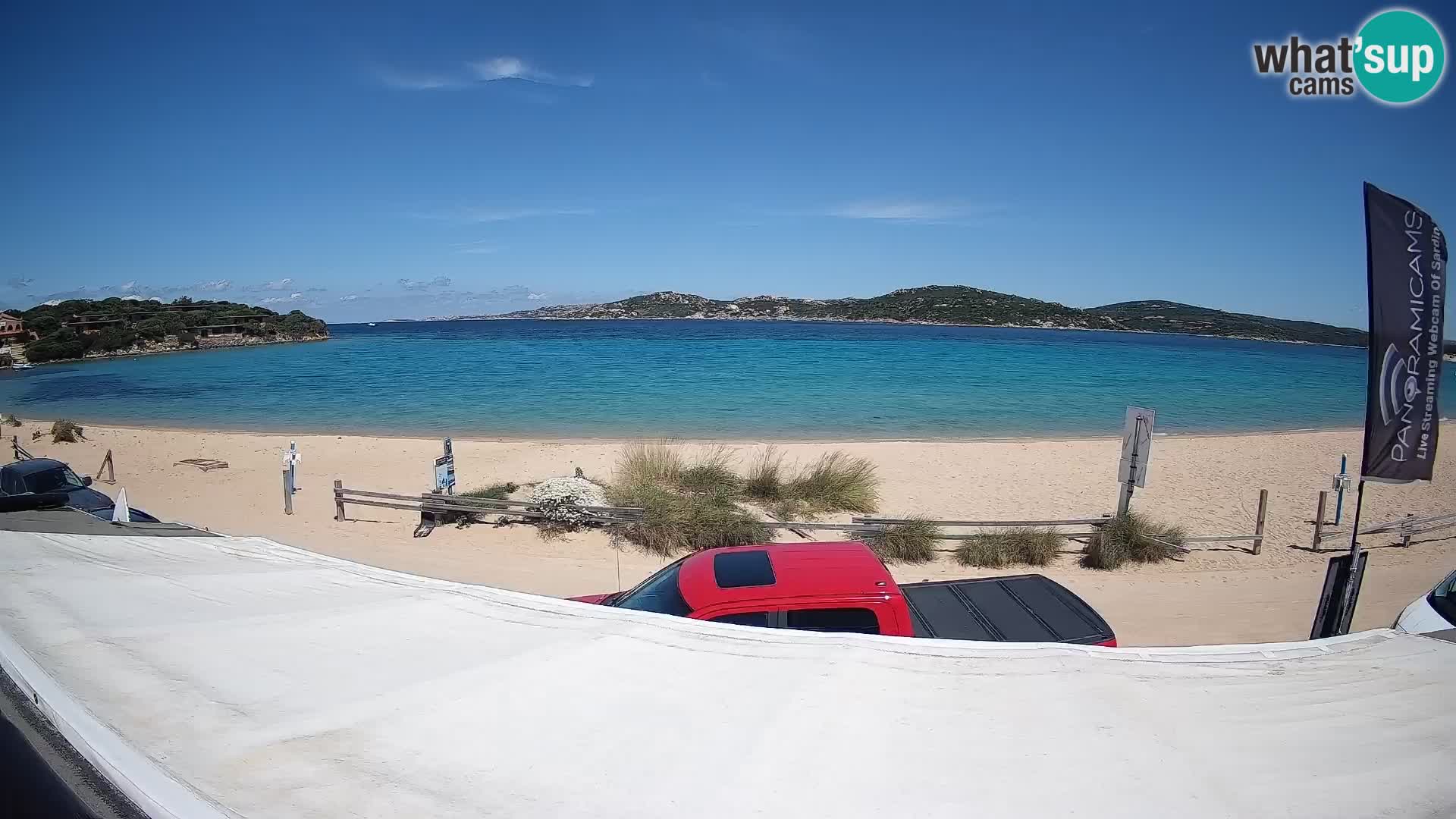 Webcam en direct de planche à voile et de kite surf à Porto Pollo – Sardaigne – Italie