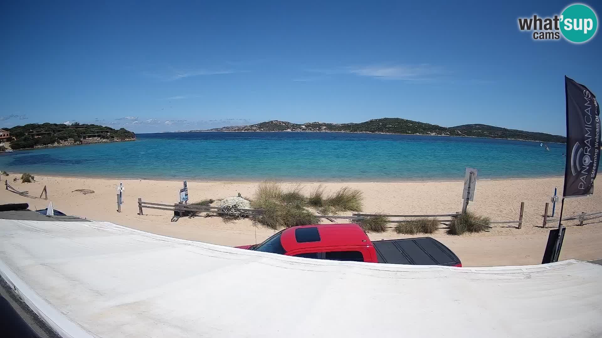 Porto Pollo Windsurfen und Kitesurfen Live-Webcam – Sardinien – Italien