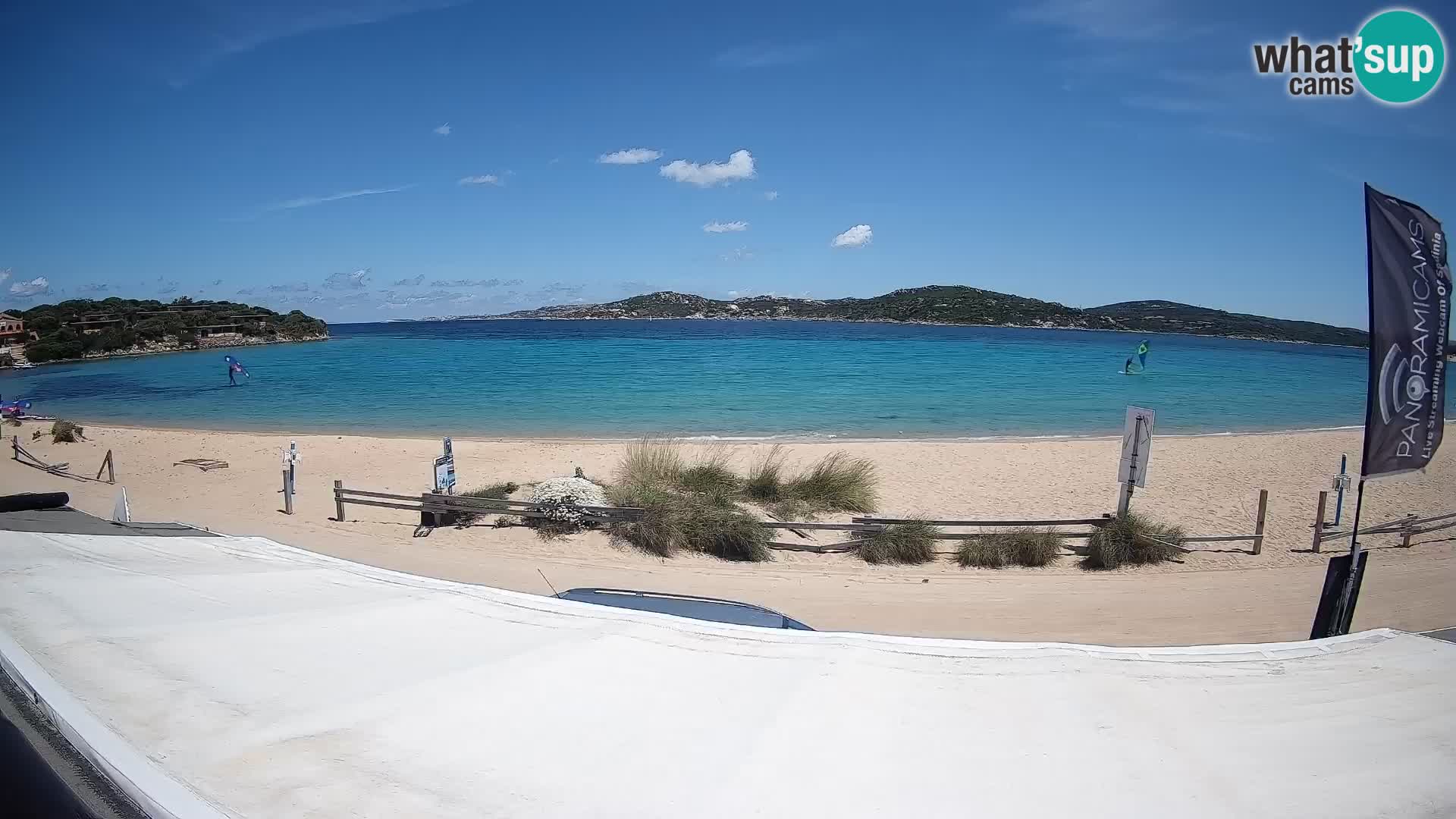 Porto Pollo Windsurfing i Kite surfanje web kamera uživo – Sardinija – Italija
