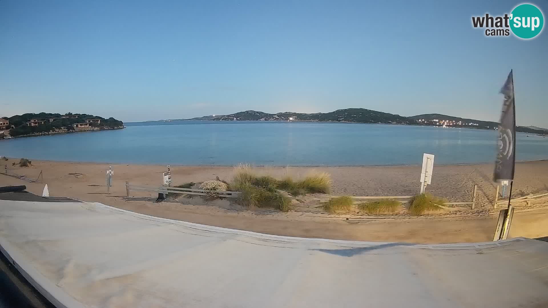 Porto Pollo Windsurfing and Kite surfing live webcam – Sardinia – Italy