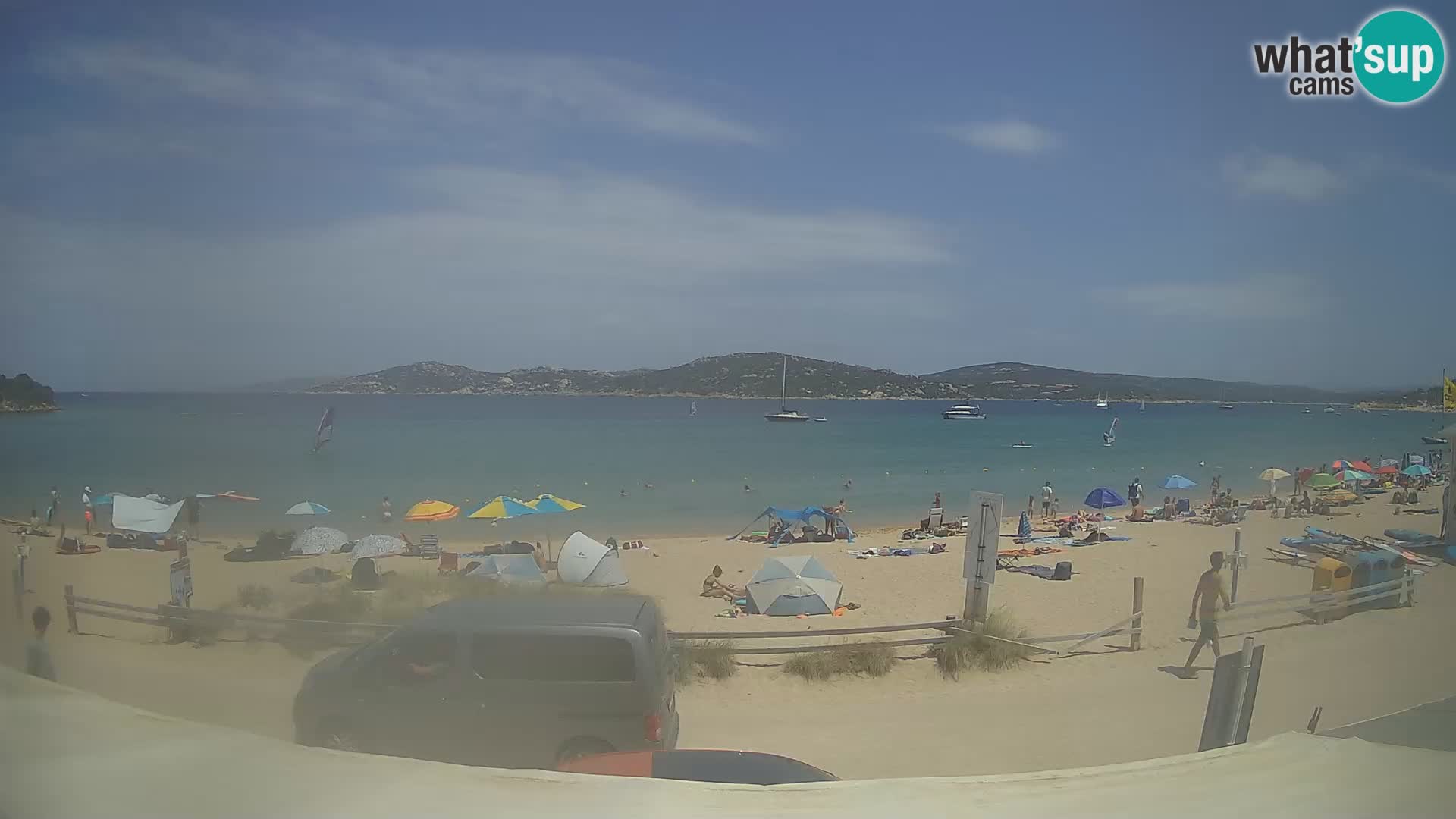 Porto Pollo Windsurfen und Kitesurfen Live-Webcam – Sardinien – Italien