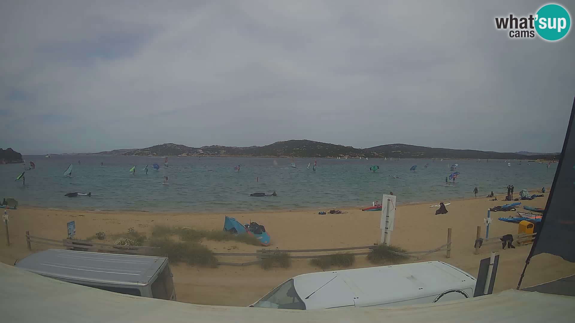 Porto Pollo Windsurfing i Kite surfanje web kamera uživo – Sardinija – Italija