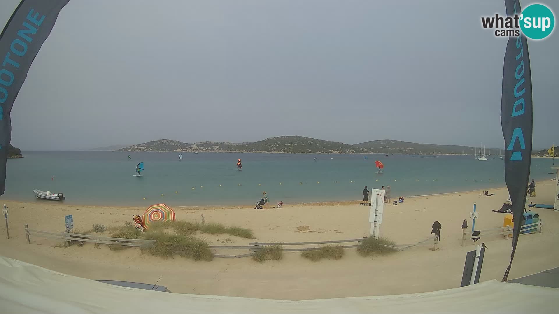 Porto Pollo Windsurfen und Kitesurfen Live-Webcam – Sardinien – Italien