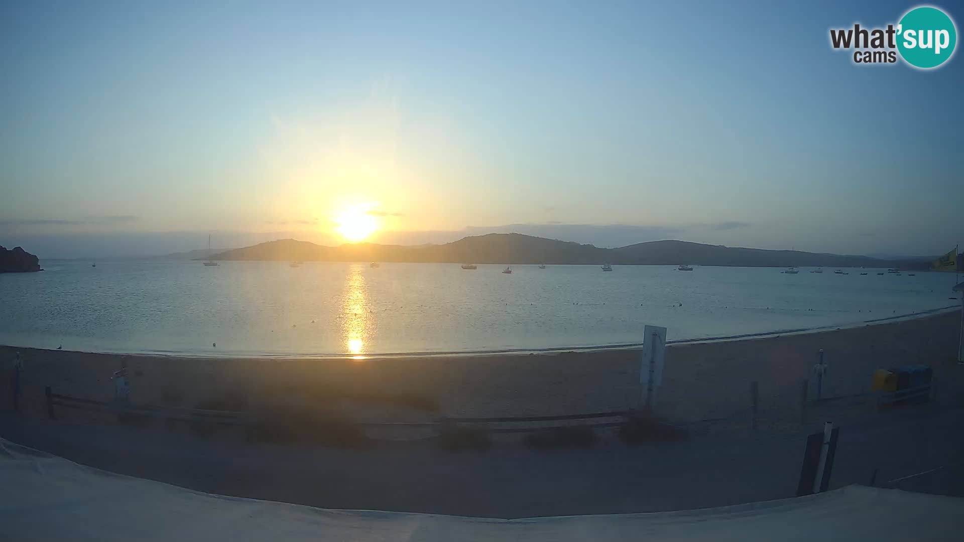 Webcam en direct de planche à voile et de kite surf à Porto Pollo – Sardaigne – Italie