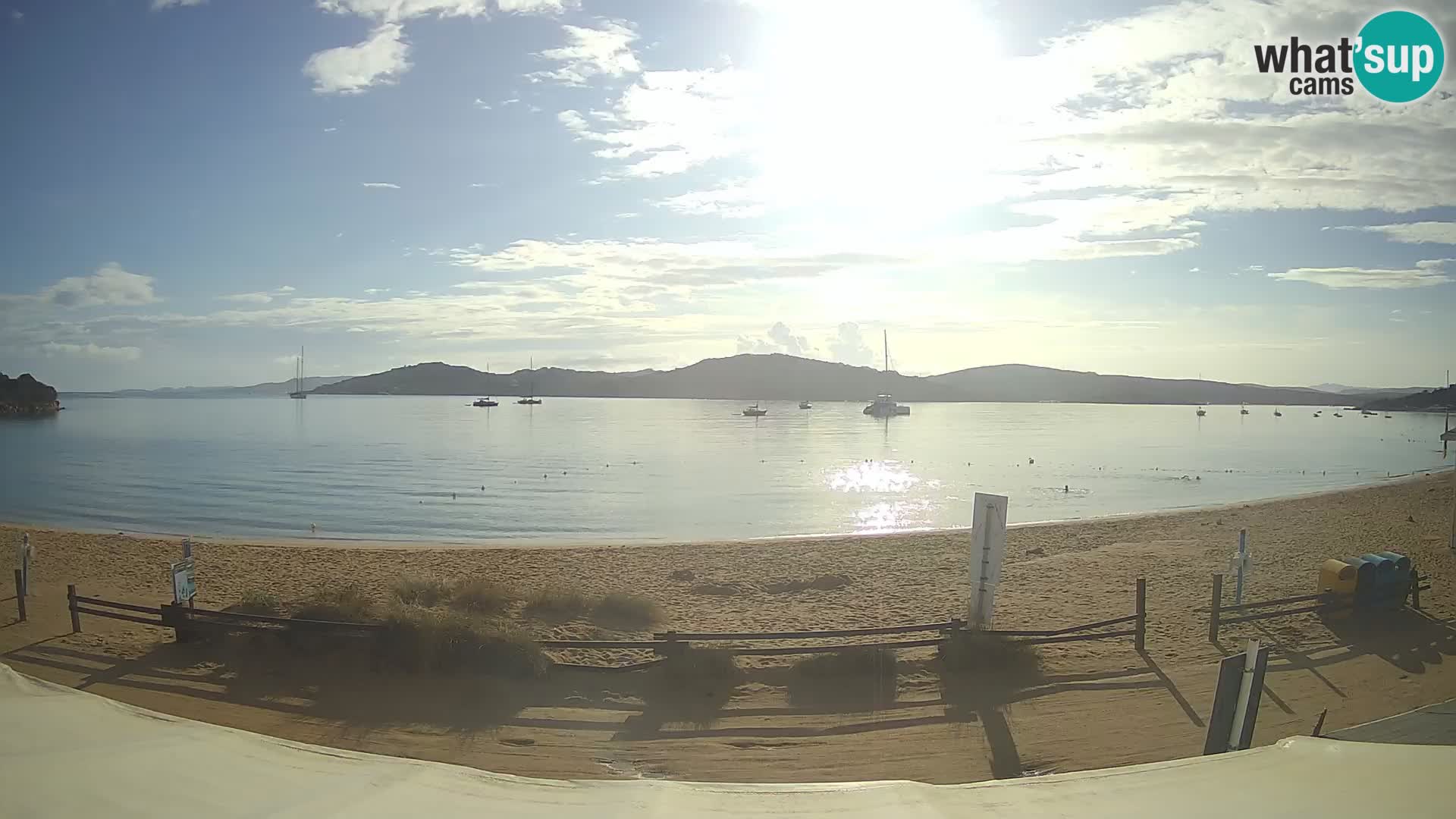 Webcam en direct de planche à voile et de kite surf à Porto Pollo – Sardaigne – Italie