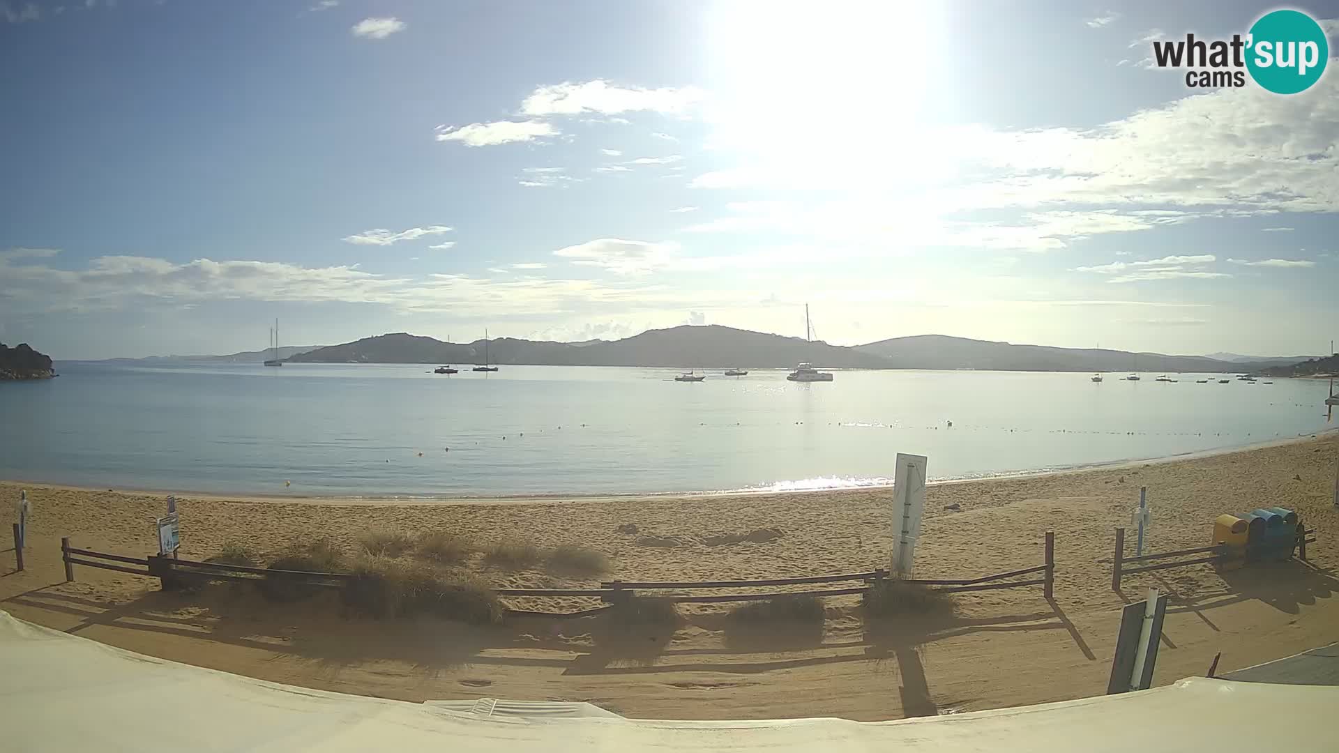 Webcam en direct de planche à voile et de kite surf à Porto Pollo – Sardaigne – Italie