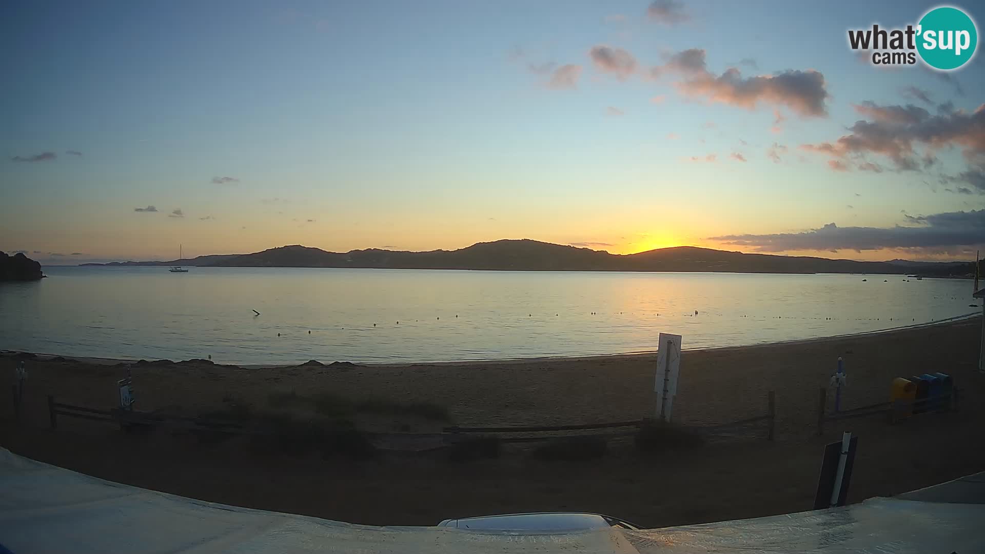 Webcam en direct de planche à voile et de kite surf à Porto Pollo – Sardaigne – Italie