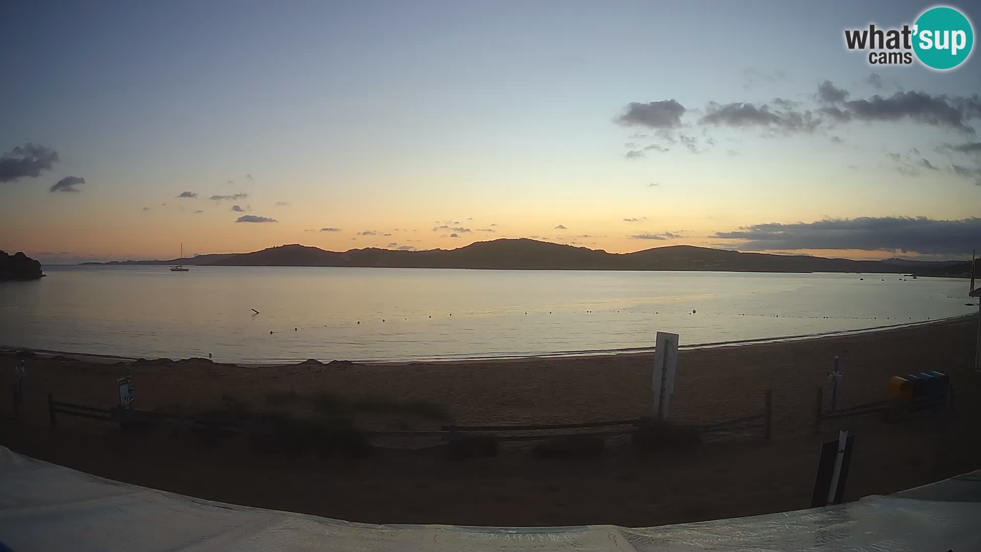 Webcam en direct de planche à voile et de kite surf à Porto Pollo – Sardaigne – Italie