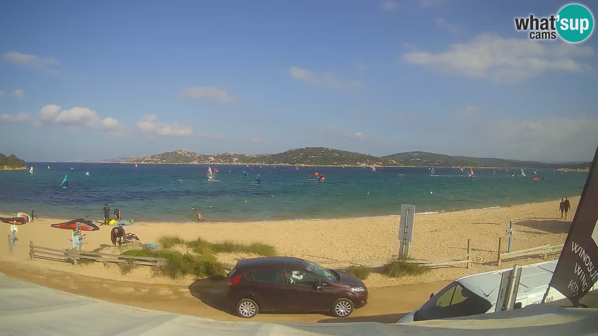 Porto Pollo Windsurfen und Kitesurfen Live-Webcam – Sardinien – Italien