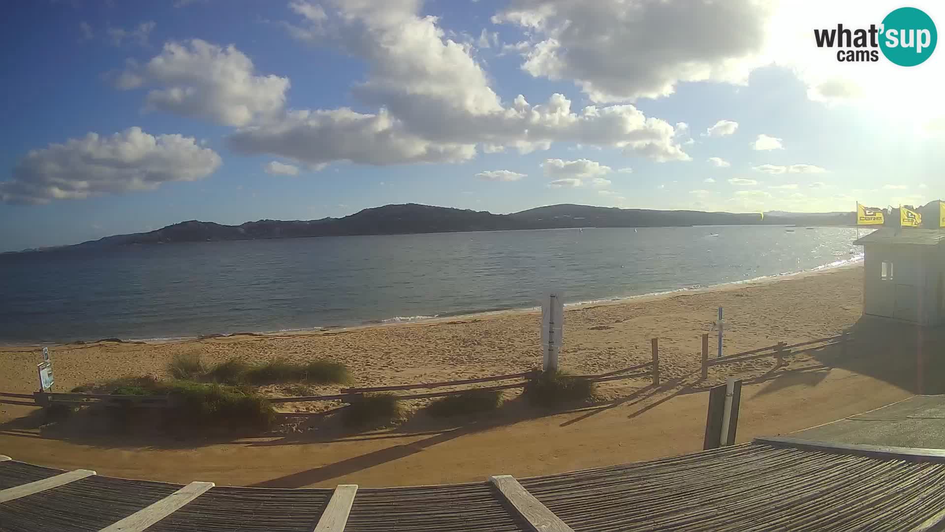 Webcam en direct de planche à voile et de kite surf à Porto Pollo – Sardaigne – Italie