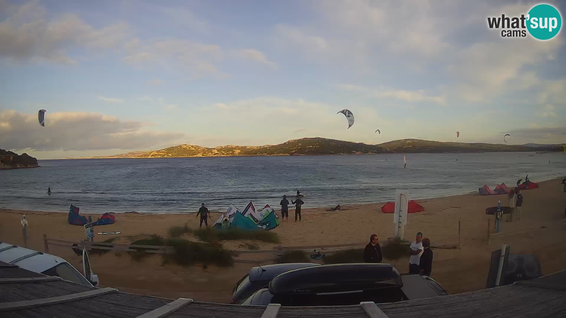 Porto Pollo Windsurfing and Kite surfing live webcam – Sardinia – Italy