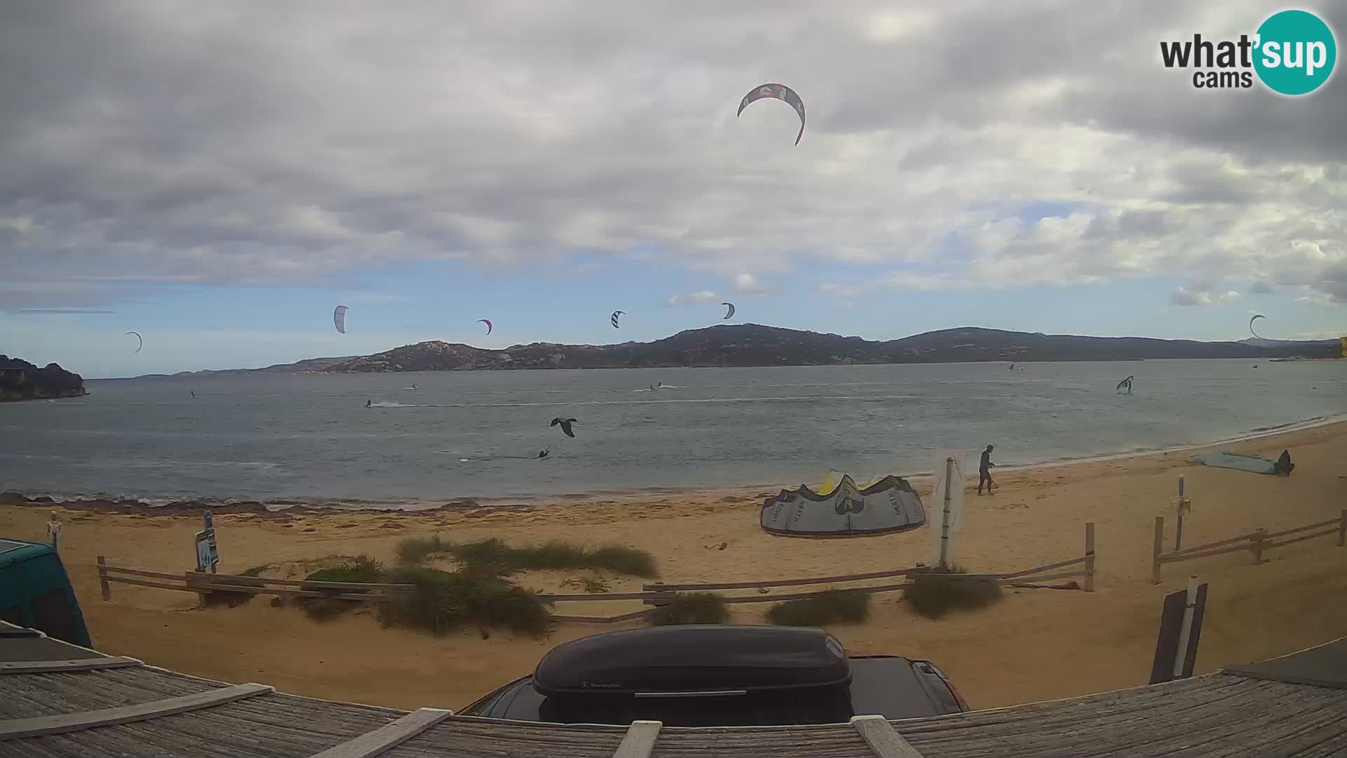 Porto Pollo Windsurfen und Kitesurfen Live-Webcam – Sardinien – Italien