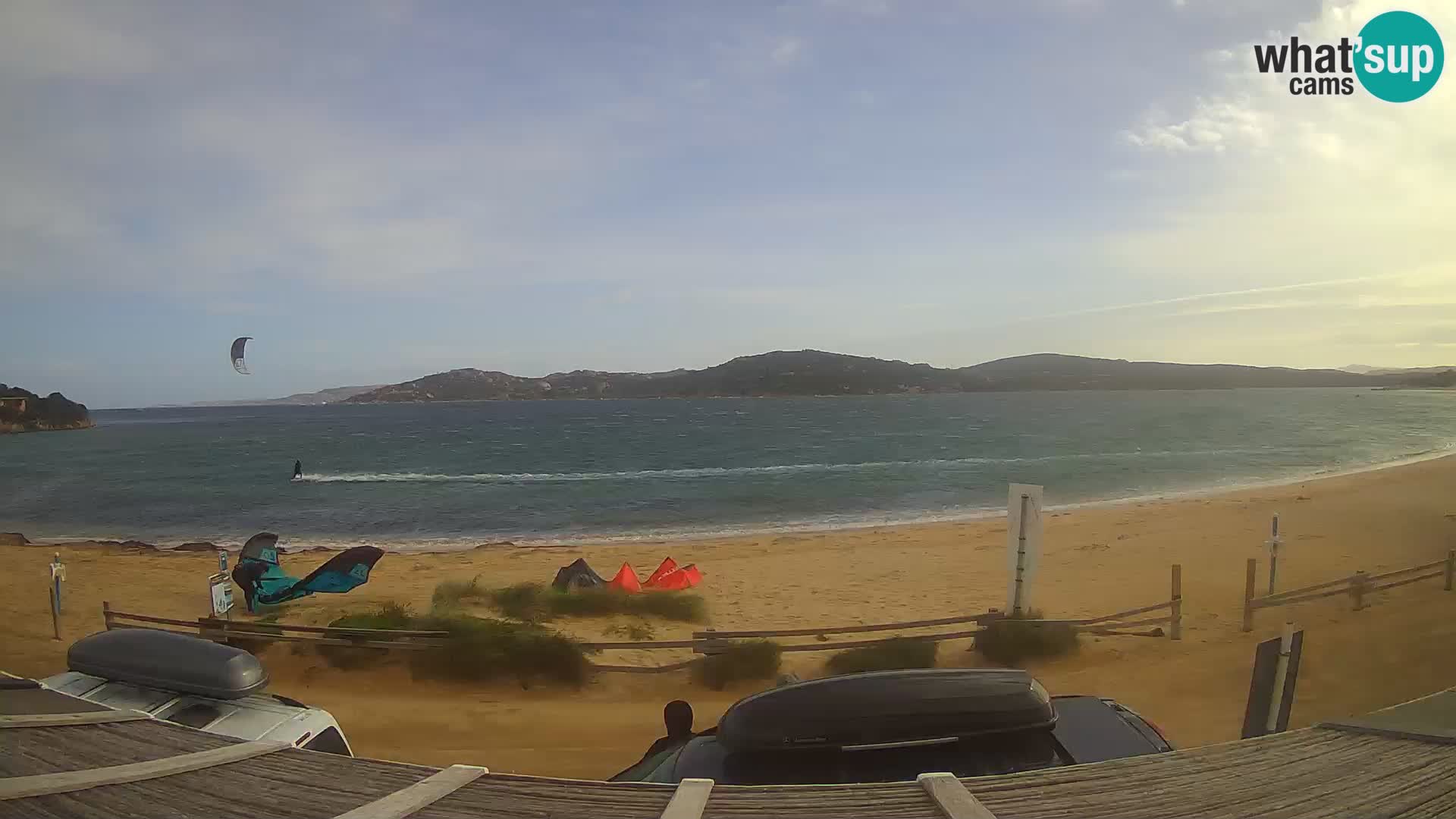 Porto Pollo Windsurfen und Kitesurfen Live-Webcam – Sardinien – Italien