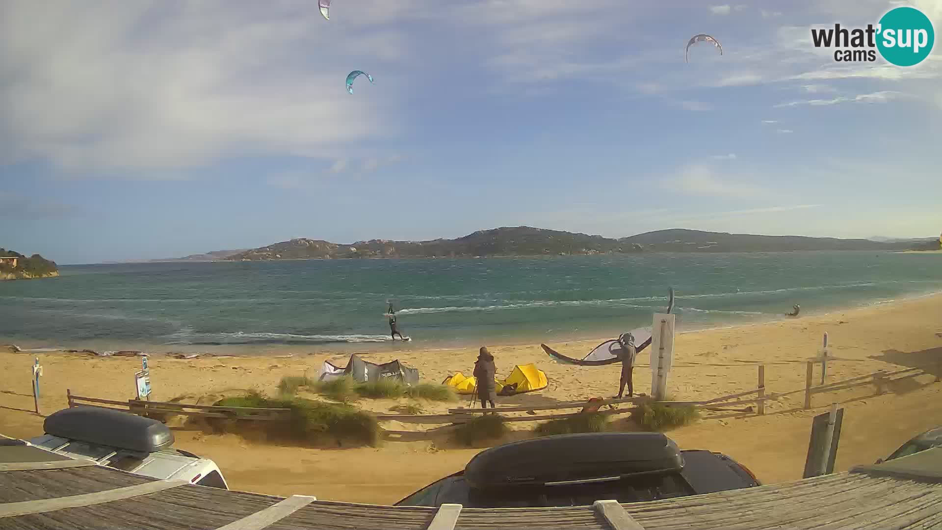 Porto Pollo Windsurfen und Kitesurfen Live-Webcam – Sardinien – Italien