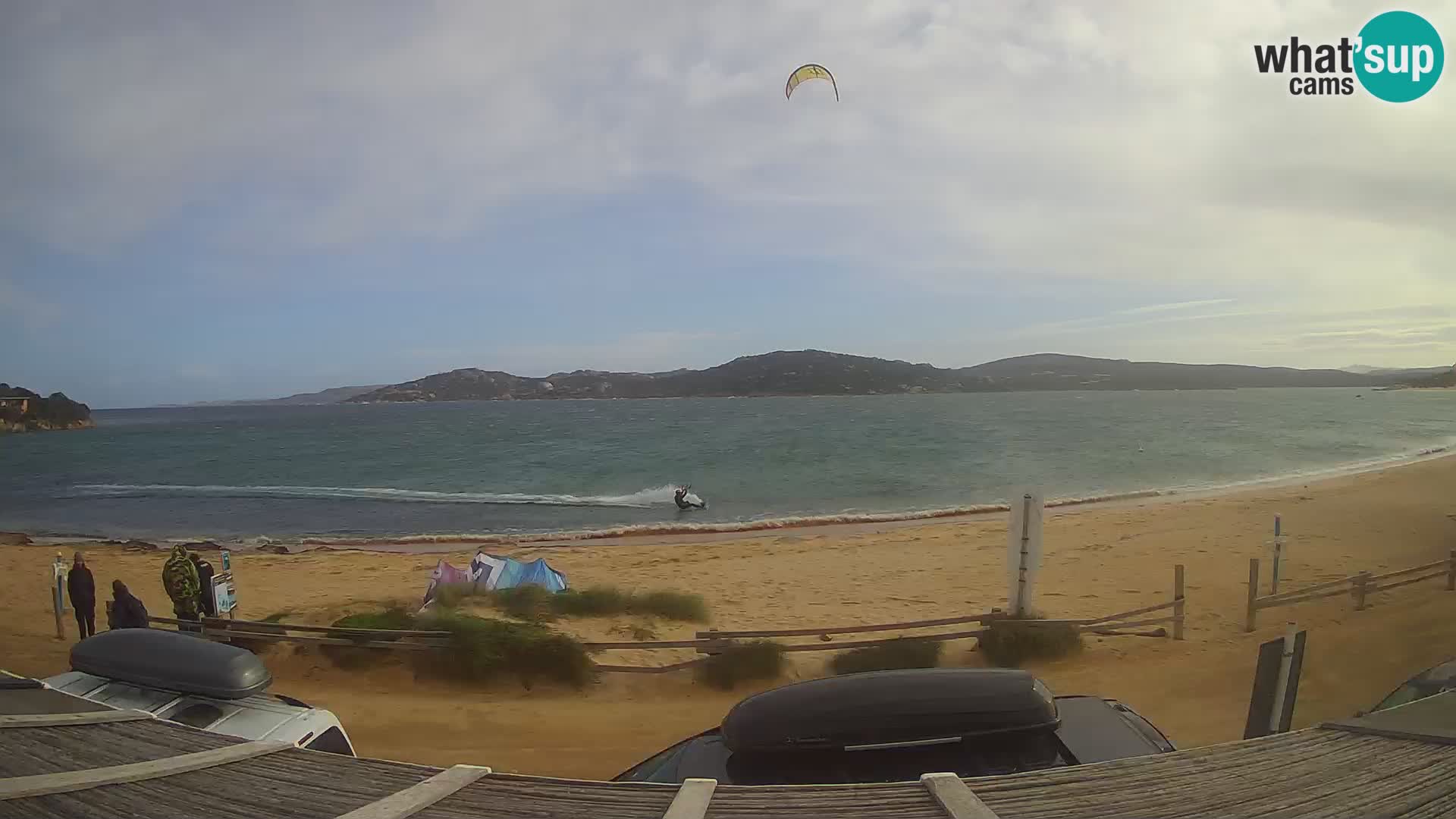 Porto Pollo Windsurfen und Kitesurfen Live-Webcam – Sardinien – Italien