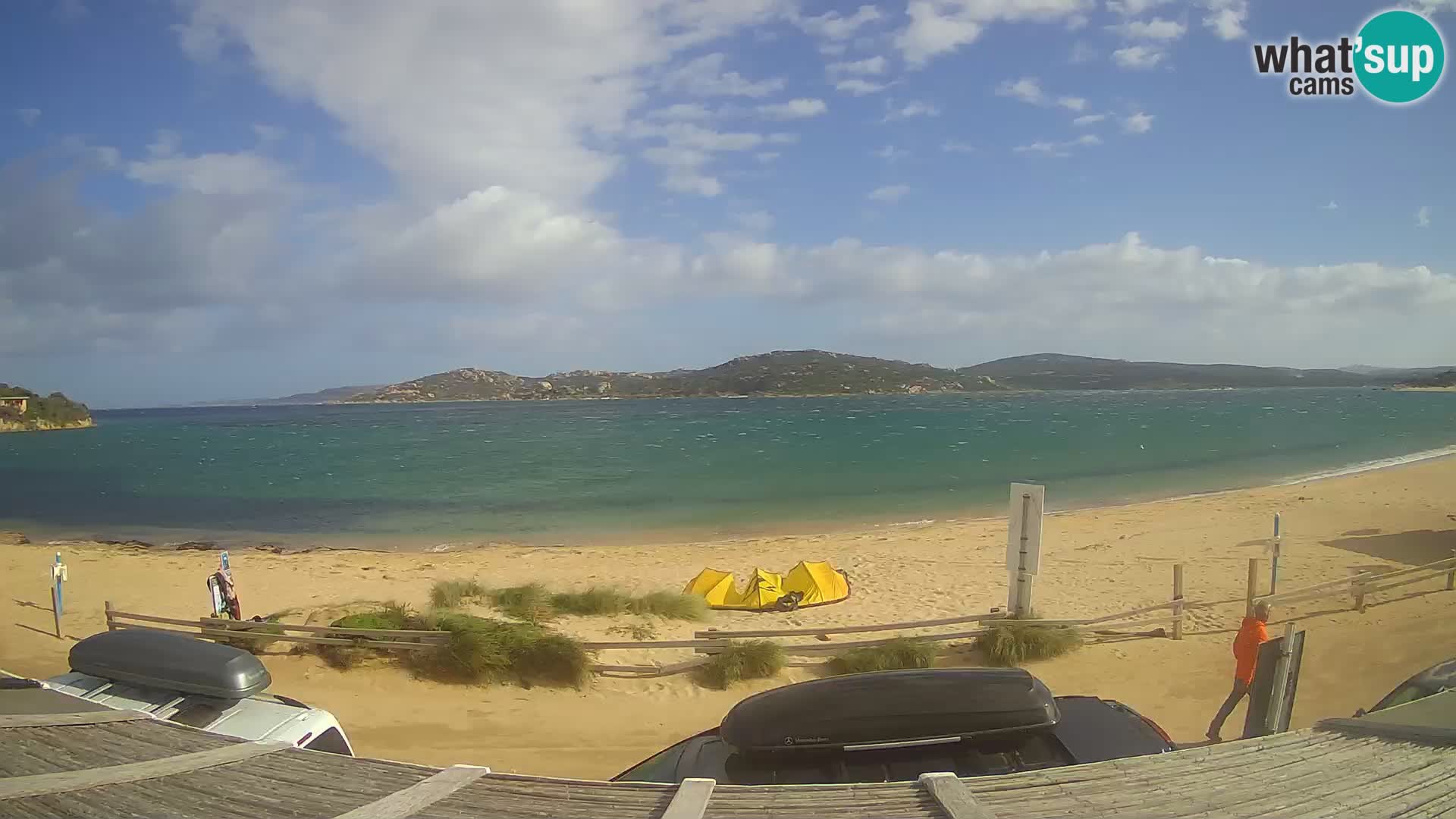 Porto Pollo Windsurfen und Kitesurfen Live-Webcam – Sardinien – Italien