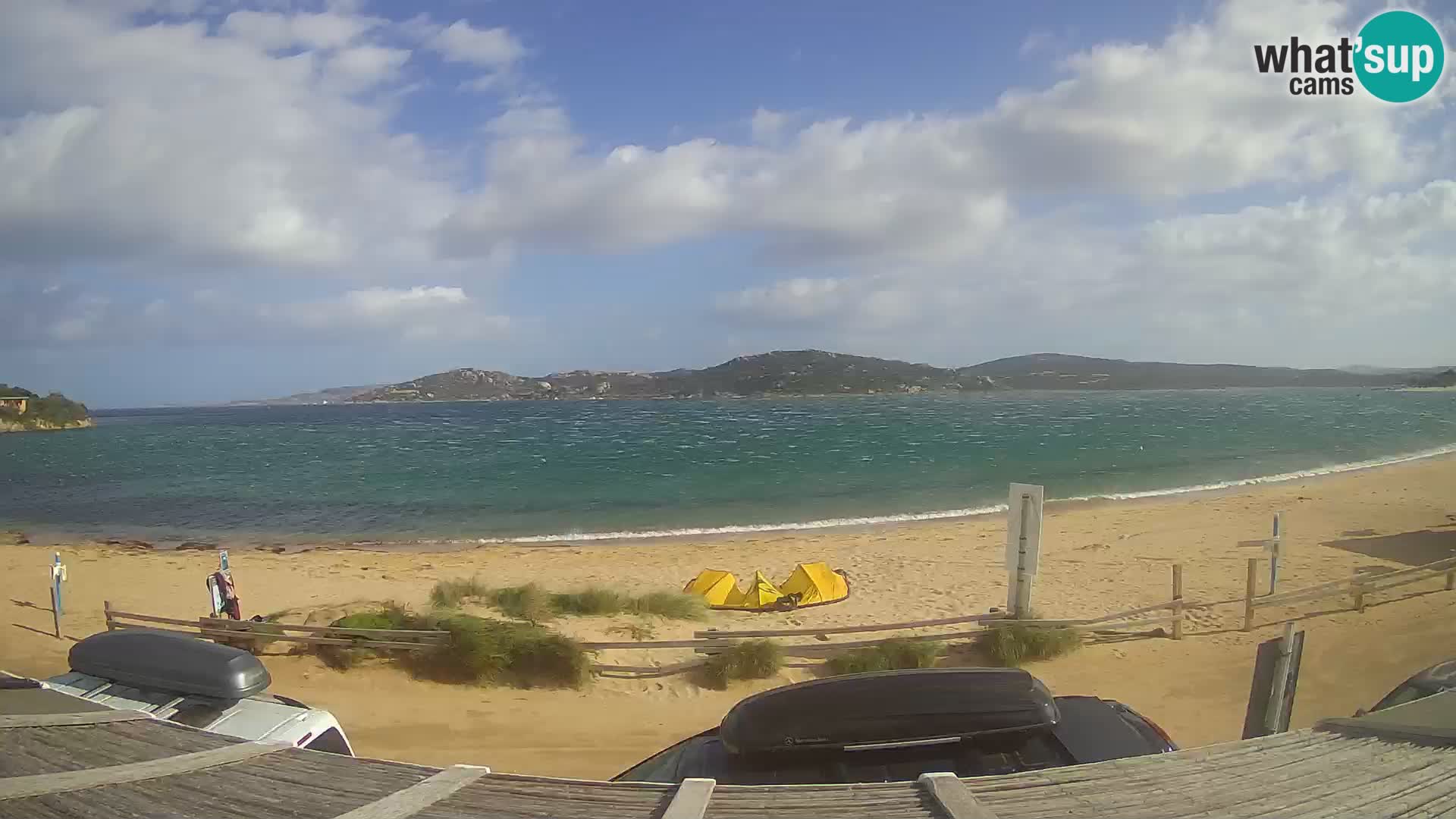 Porto Pollo Windsurfen und Kitesurfen Live-Webcam – Sardinien – Italien