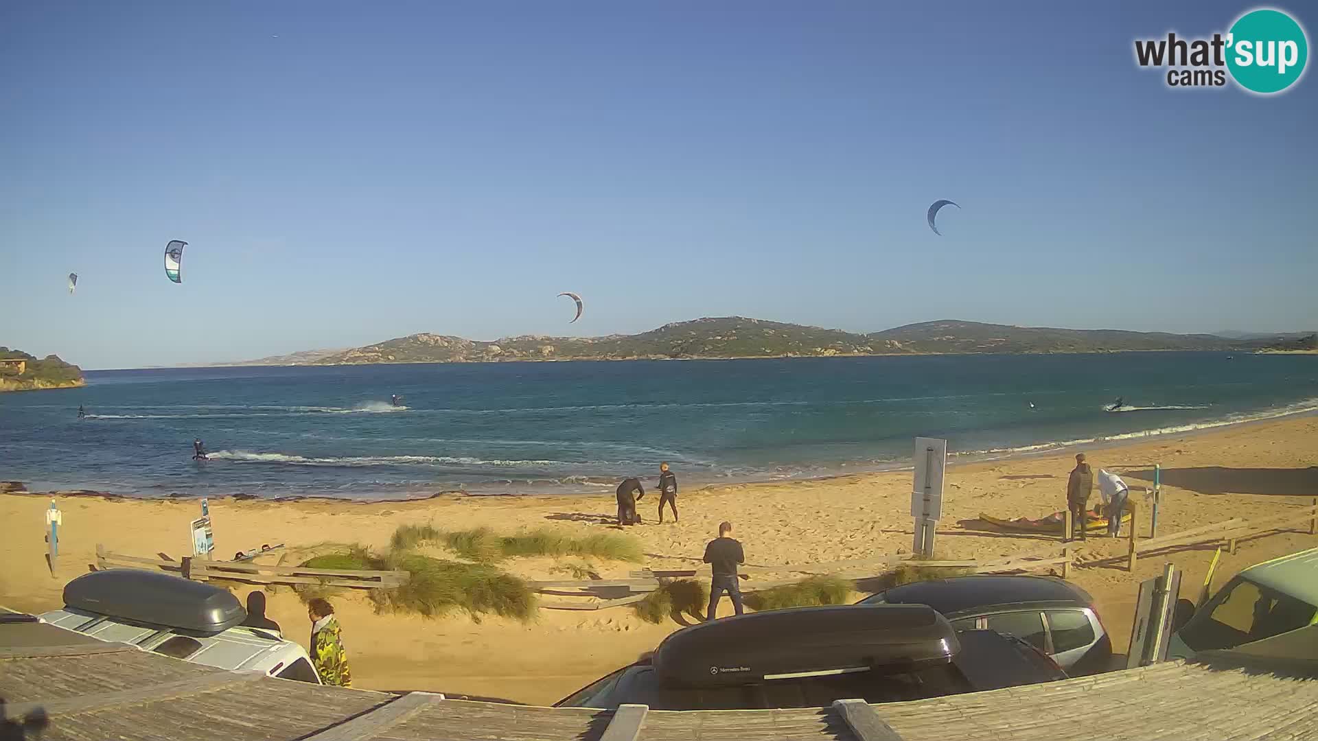 Porto Pollo Windsurfen und Kitesurfen Live-Webcam – Sardinien – Italien