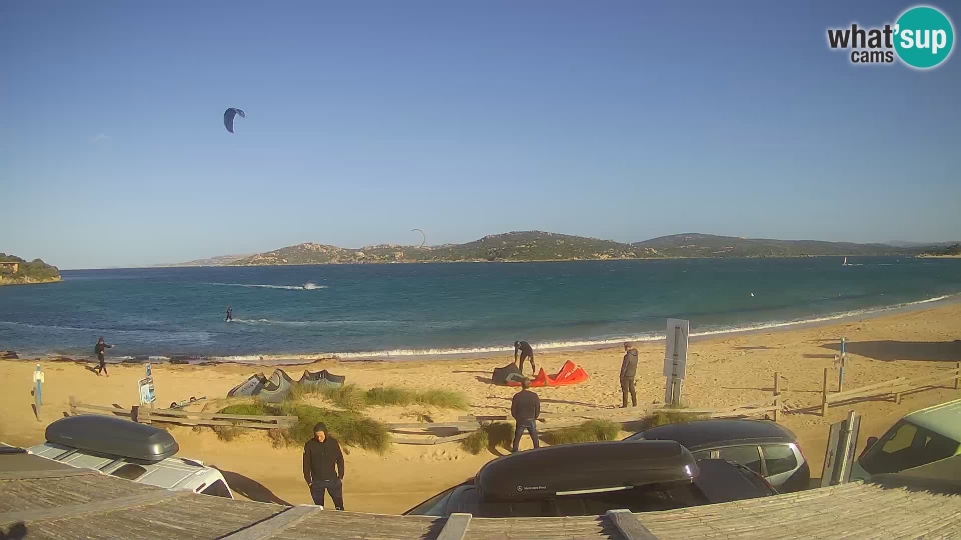 Porto Pollo Windsurfen und Kitesurfen Live-Webcam – Sardinien – Italien