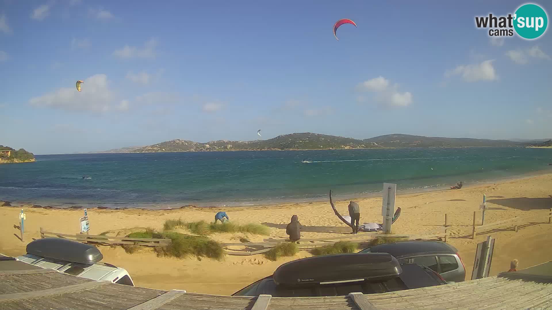 Porto Pollo Windsurfen und Kitesurfen Live-Webcam – Sardinien – Italien