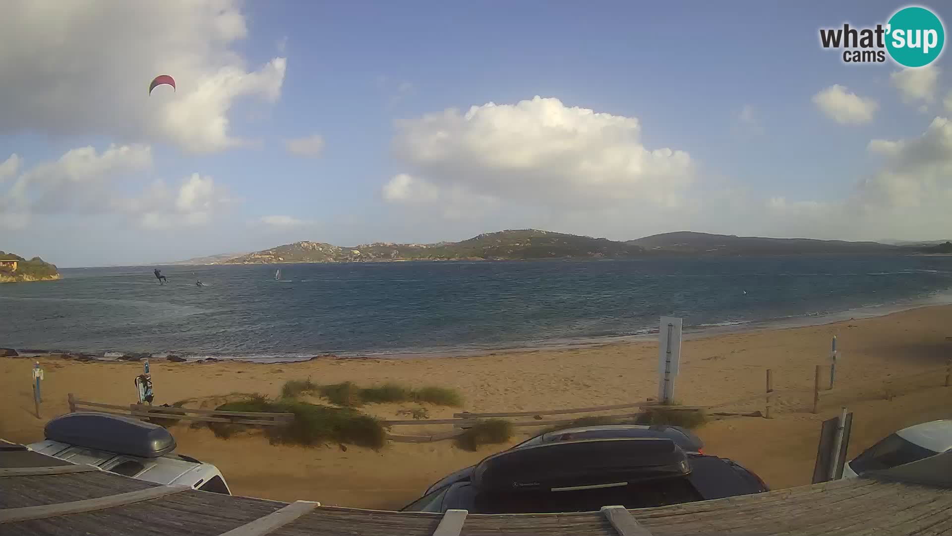 Porto Pollo Windsurfen und Kitesurfen Live-Webcam – Sardinien – Italien