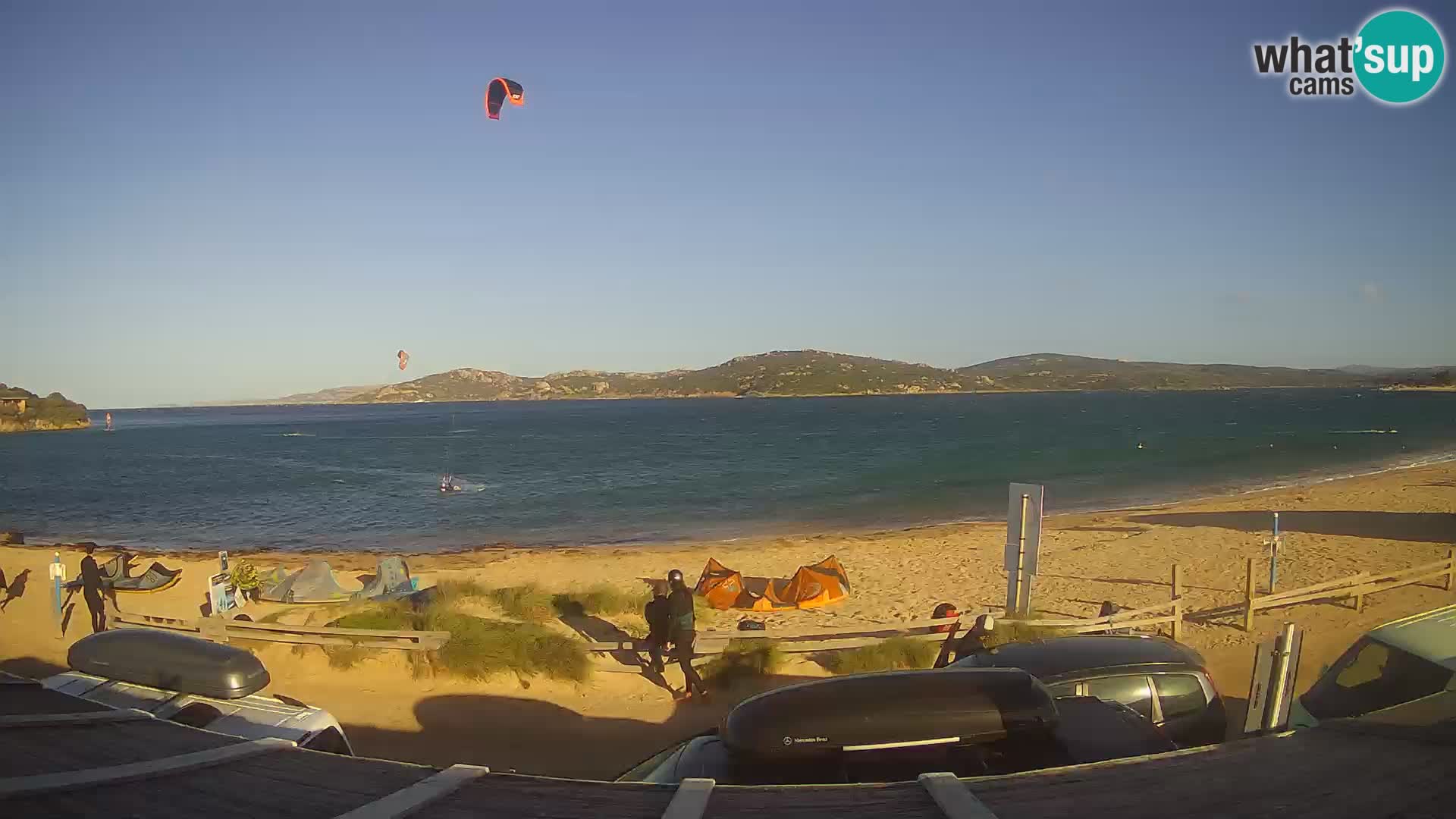 Porto Pollo Windsurfen und Kitesurfen Live-Webcam – Sardinien – Italien