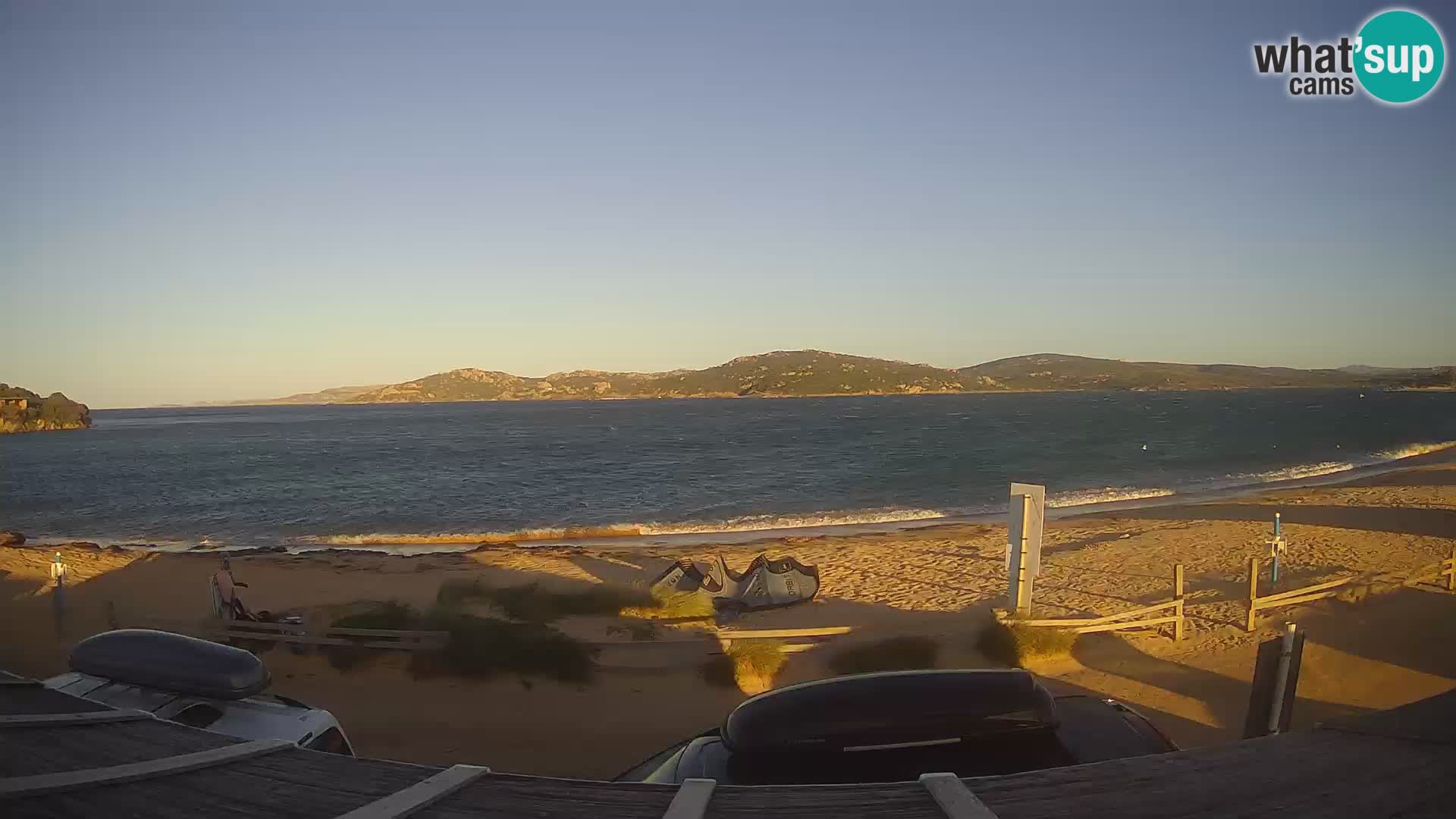 Porto Pollo Windsurfen und Kitesurfen Live-Webcam – Sardinien – Italien