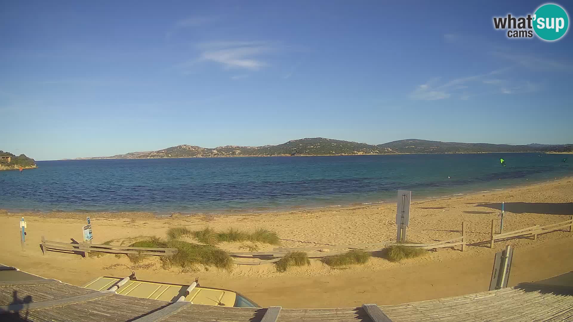 Porto Pollo Windsurfen und Kitesurfen Live-Webcam – Sardinien – Italien