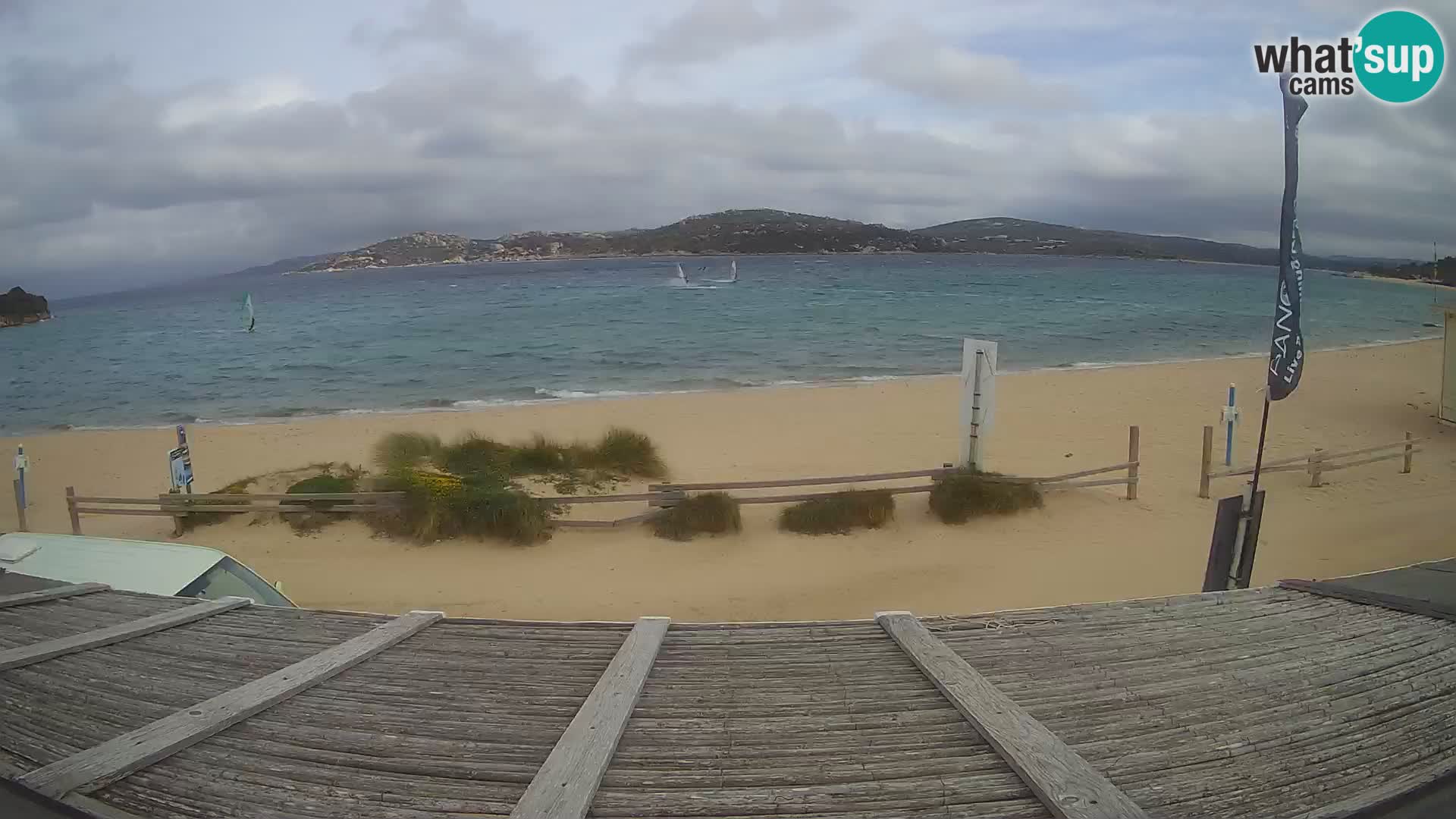 Porto Pollo Windsurfing and Kite surfing live webcam – Sardinia – Italy