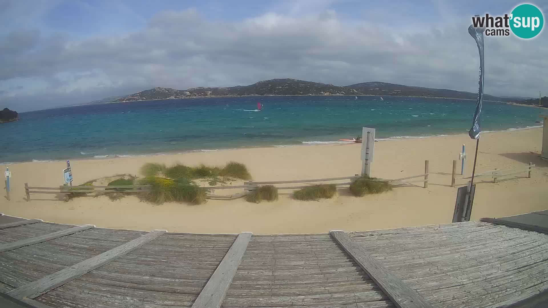 Porto Pollo Windsurfing and Kite surfing live webcam – Sardinia – Italy